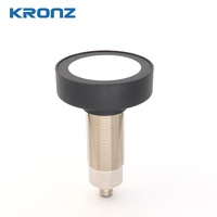 Sensor Jarak Ultrasonik KRONZ U30 yang Tangguh, Output Switching 2 NPN PNP, Jangkauan Deteksi 350-6000mm, Tahan Air IP67, Industrial