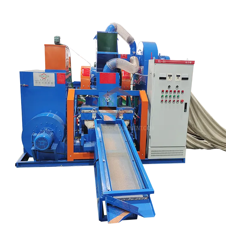 Bsgh 2022 novo produto usado granulador do fio do cabo separador de ar máquina de reciclagem de cobre da china