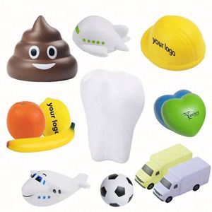 Ballon en mousse PU personnalisé avec logo, jouet promotionnel souple pour enfants, idéal pour soulager le stress des bébés - Vente en gros usine - Product Image 4
