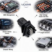 Connecteur MX150 348300401, angle droit 90 degrés, 4 broches, pas de 3,5 mm, 15A, connecteur étanche pour système de câblage automobile, conforme RoHS