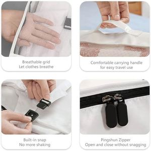 Accessoires personnalisés pour bagages, organiseur de valise, sac de rangement imperméable, sac de rangement pour vêtements, organiseur de voyage - Product Image 2