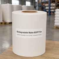 Film biodégradable compostable, film de laminage thermique respectueux de l'environnement, dégradable, finition mate ou brillante pour l'emballage des boîtes
