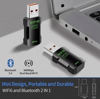 Adaptador USB WiFi 6 de 900M con Doble Antena, Adaptador WiFi AX900 de Doble Banda 2.4G 5G para PC y Laptop, Plug and Play, Compatible con Win10/11