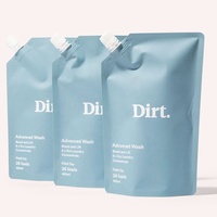 Sachet Doypack Personnalisé Biodégradable et Réutilisable en Papier Kraft, Emballage Souple avec Bec Verseur pour Jus et Cosmétiques
