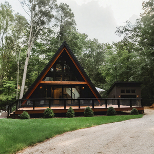 Casa de Montaña Prefabricada de Fácil Transporte, Villa Alpina Triangular con Diseño de Paquete Plano y Materiales Ecológicos para Uso en Proyectos - Product Image 3