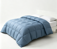 Couette en duvet de canard blanc de luxe personnalisable avec logo, écologique, de haute qualité, douce et respirante pour la maison