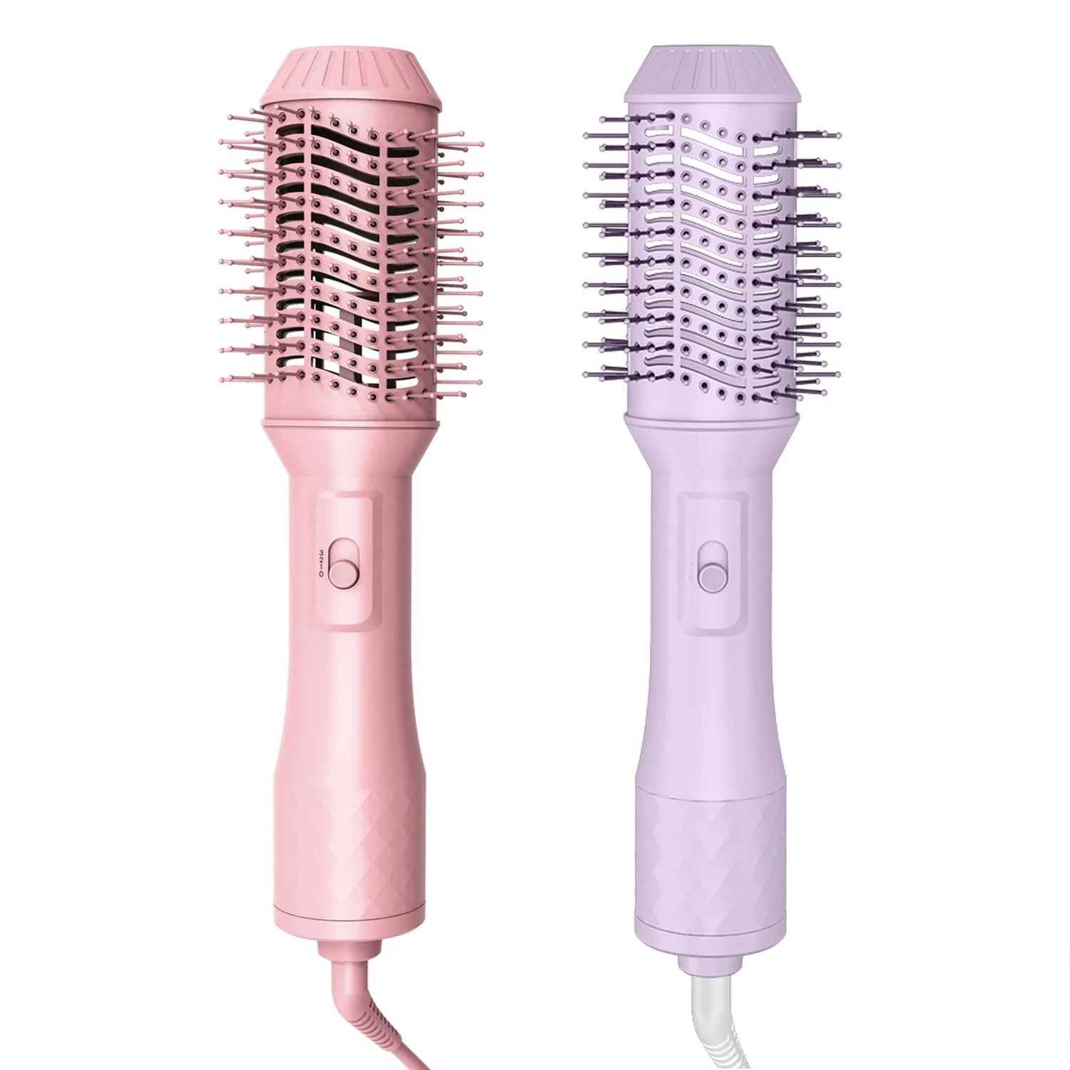 Brosse à air chaud en une étape, coiffeur avec 110v et 220v 3 en 1, lisseur, bigoudi, sèche-cheveux, brosse volumisante