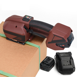 Machine à cerclage portative semi-automatique à grande capacité, alimentée par batterie au lithium-fer 14,4 V - Product Image 1