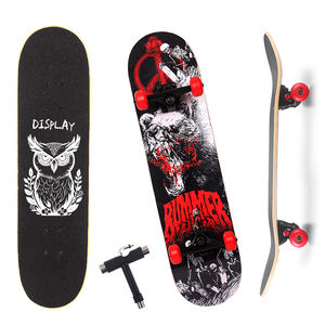 Planche à roulettes pour débutants personnalisée 7 couches Chine/Nord-Est/Canada Maple Double Kick Concave Standard <span class=keywords><strong>Skateboard</strong></span> pour jeunes - Product Image 3