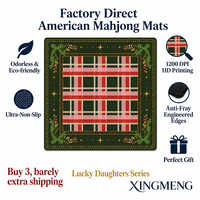 Tapis de Mahjong en Caoutchouc Naturel Antidérapant et Inodore, Personnalisable, Idéal pour les Soirées entre Amies, le Poker et les Jeux de Société – Vente Directe Usine
