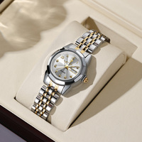 Jam Tangan Mewah Gohuos 7812 untuk Wanita, Elegan, Tahan Air, Jarum Bercahaya, Quartz, Baja Anti Karat, Jam Tangan Olahraga Wanita, Reloj