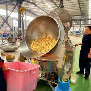 آلة صنع الفشار الأوتوماتيكية عالية السعة على شكل كرة، وعاء صناعي لصنع الفشار، آلة فشار تعمل بالغاز للبيع - Product Image 4