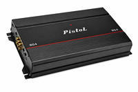 Amplificateur de puissance pour voiture PISTOL 1000W Max, faible MOQ, expédition rapide, 4 canaux, classe AB, pour une performance musicale haute fidélité dans les véhicules