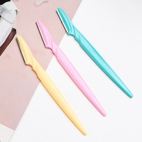 Tondeuse professionnelle lame sûre façonnage couteau lames à sourcils visage épilation grattoir rasoir maquillage outils de beauté