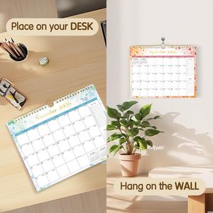 Calendrier 2026, calendrier mural de janvier 2026 <span class=keywords><strong>à</strong></span> décembre 2026, calendrier 2026, reliure <span class=keywords><strong>à</strong></span> double spirale, <span class=keywords><strong>grand</strong></span> calendrier mensuel sur 12 mois - Product Image 5