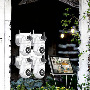 Sistema de seguridad para el hogar con doble lente de 8MP, pantalla de visión nocturna de 10 pulgadas, 4CH/8CH, WIFI inalámbrico, NVR, kit de cámara, tarjeta SD, Audio bidireccional - Product Image 6