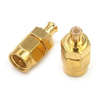 Adaptateur RF SMA/MCX-JJ JK KJ KK KJW, connecteur mâle-femelle à angle droit pour applications de câbles RF