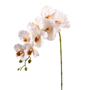 Orquídea Phalaenopsis de 9 Cabezas, Flor Artificial Lucky Star, Alta Simulación, PVC, Plástico, Decoración del Hogar, Uso en Bodas - Product Image 4