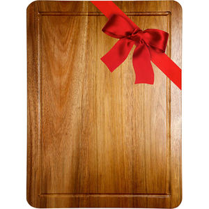 Planche à découper en bois double face Planche à découper en acacia de cuisine - Product Image 1