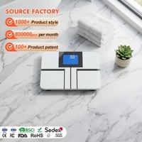 Báscula Digital Personal Electrónica de Alta Precisión, 180 kg, 5 mm, de Vidrio, para Control de Peso, Fabricación OEM/ODM