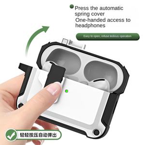 Custodia Protettiva Elastica per <span class=keywords><strong>Apple</strong></span> AirPods Pro 2, Cover per Tre Generazioni di Auricolari AirPods - Product Image 3