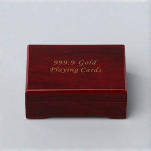 Yuka Jewelry <b>Box</b> Rectangle 0.8cm <b>Vintage</b> Engraved Red Velvet Interior For Storage - Product Image 4