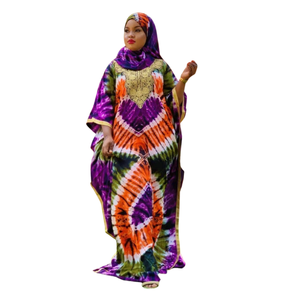 Nuevo Vestido Kaftan Maxi para Mujer, Blusas de Maternidad, Faldas con Decoración de Encaje, Proceso Tie-Dye, Directo del Fabricante Indio - Product Image 1