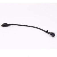 Maßgefertigter Kupfer-Videokabel-Stecker 3-Pin Mini-DIN 3P Stecker auf Buchse PVC-Ummantelung Verlängerungskabel