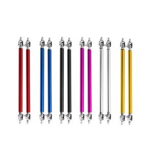 <b>Tie</b> <b>Rods</b> 75MM 100MM 150MM 200MM Stainless Steel Adjustable For Car Body Kit Retrofit Upgrade Red Blue Black Silver - Product Image 2
