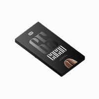 Boîte de capsules de café alimentaire avec logo en relief UV, emballage de boîte de chocolat en papier