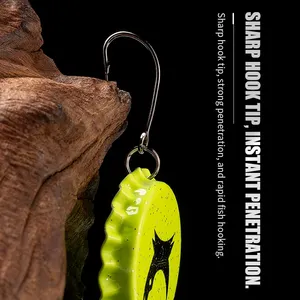 TGD <span class=keywords><strong>Meilleur</strong></span> lot de 5 leurres de pêche en métal en forme de bouchon de bouteille, 31 mm, 3 g, appât de pêche pour <span class=keywords><strong>brochet</strong></span>, <span class=keywords><strong>brochet</strong></span>, hameçon simple, appât dur d'eau douce - Product Image 6