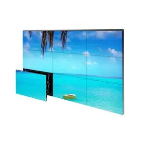 液晶テレビ壁4kスーパーHD広告46インチ3.5mmナローベゼル4x5ビデオウォールソリューション