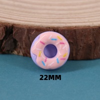 Moule en résine pour beignets et sucettes pour bricolage Colle pour étui de téléphone Décoration de vêtements Charme à motifs uniques pour la décoration