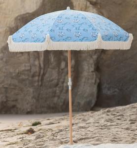 ร่มพับได้สั่งทำพิเศษสำหรับปิกนิก สระว่ายน้ำ ชายหาด ร่มกันแดดกลางแจ้งขนาดใหญ่พร้อมชายครุย ขายดีจากผู้ผลิตโดยตรง - Product Image 2