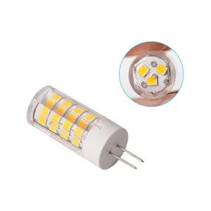 الجملة AC 230V 110V أو DC 12V الجهد 3W 6W مصباح كهربائي صغير مع دبوس قاعدة G4 LED لمبة 12V