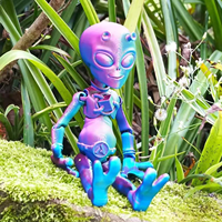 Adornos decorativos de alienígenas impresos en 3D personalizados, compre un prototipo de varilla de plástico, modelo de juguete prototipo