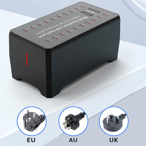 <span class=keywords><strong>Chargeur</strong></span> rapide GaN PD 400W à 20 ports, station de charge USB-C de type C ignifuge 20W pour tablette et téléphone portable, vente en gros - Product Image 5