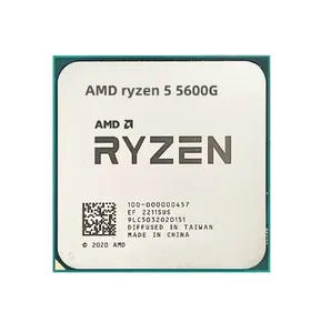 Amd สําหรับ R yzen 5 3600 5500 โปรเซสเซอร์ r yzen 5 5600g 3.2 Ghz หก core 12 เธรด 65 w