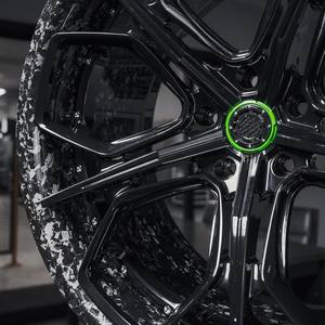 Cerchi in Lega di Alluminio Forgiato Neri Personalizzati per Auto Sportive con PCD 130/120mm, Design Leggero di Qualità Premium - Product Image 4