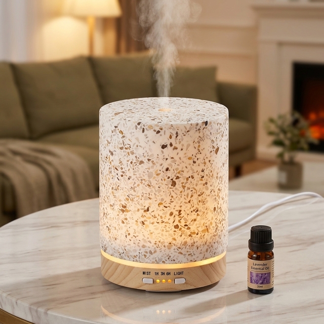 Hot Sale Unique Wood Base Ultrasonic Oil Diffuser With Timer Function for Sale