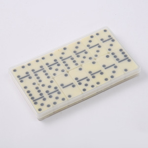 Cadeaux d'affaires promotionnels transfrontaliers 28 Double Six Box Ivoire Blanc Dominos Jeux de cartes de société Jouets d'échecs de table pour enfants - Product Image 3
