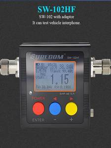 เครื่องวัด SWR คลื่นสั้น SURECOM SW-102HF สำหรับวิทยุสื่อสารแบบสองทาง เสาอากาศเคลื่อนที่ แสดงผลดิจิตอล L771 - Product Image 3