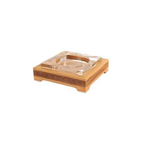 Custom-made Modern Decorative Creative Cigar Outdoor Indoor <b>Portable</b> Square <b>Ashtray</b> for Home Restaurant Hotel Model - Product Image 2