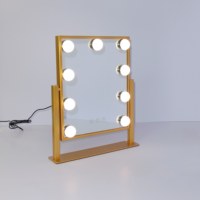 Miroir de maquillage LED style Hollywood Winway avec ampoules à intensité variable, miroir de table à commande tactile pour coiffeuse