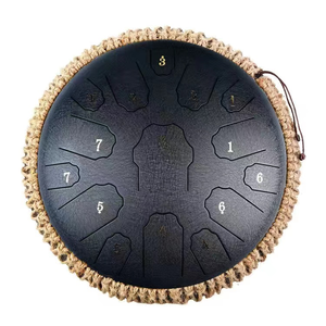 Instruments de musique Mini Steel <span class=keywords><strong>Handpan</strong></span> <span class=keywords><strong>Hluru</strong></span> 8 Notes Tongue Drum Accessories Tongue Drum 12 Inches - Product Image 4