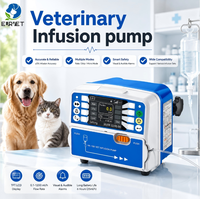 Pompe à perfusion vétérinaire EUR VET pour clinique vétérinaire avec écran tactile, modes de perfusion et de micro-perfusion, et précision de ±5%