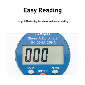Dasqua 0-100ha lớn LED hiển thị kỹ thuật số bờ một <span class=keywords><strong>durometer</strong></span> cao su mềm máy in con lăn độ cứng <span class=keywords><strong>Tester</strong></span> durometro - Product Image 2