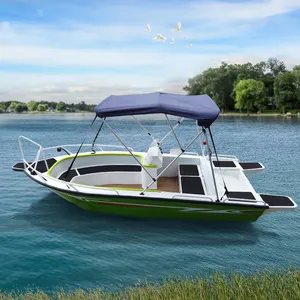 14ft Lazer Cruiser Alta 420 Velocidade Deck Desportivo Iates Barco De Pesca Casco De Alumínio