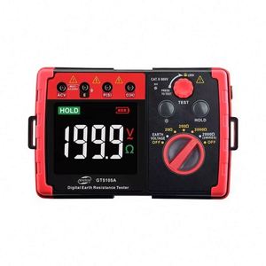 Testeur de résistance de mise à la terre numérique portable mini, testeur de continuité 0-2000 Ohm, équipement de test de mise à la terre alimenté par batterie - Product Image 5