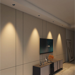 Foco comercial regulable inteligente de 3 pulgadas, luz descendente Led de techo antideslumbrante, luz descendente empotrada para luces LED de Hotel - Product Image 3